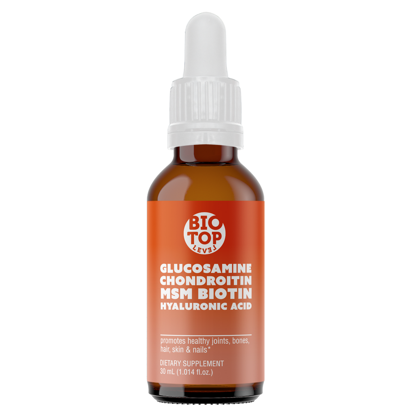Liquid Glucosamine, Chondroitin, MSM, Biotin, Hyaluronic Acid all in one - BIOTOPLEVEL