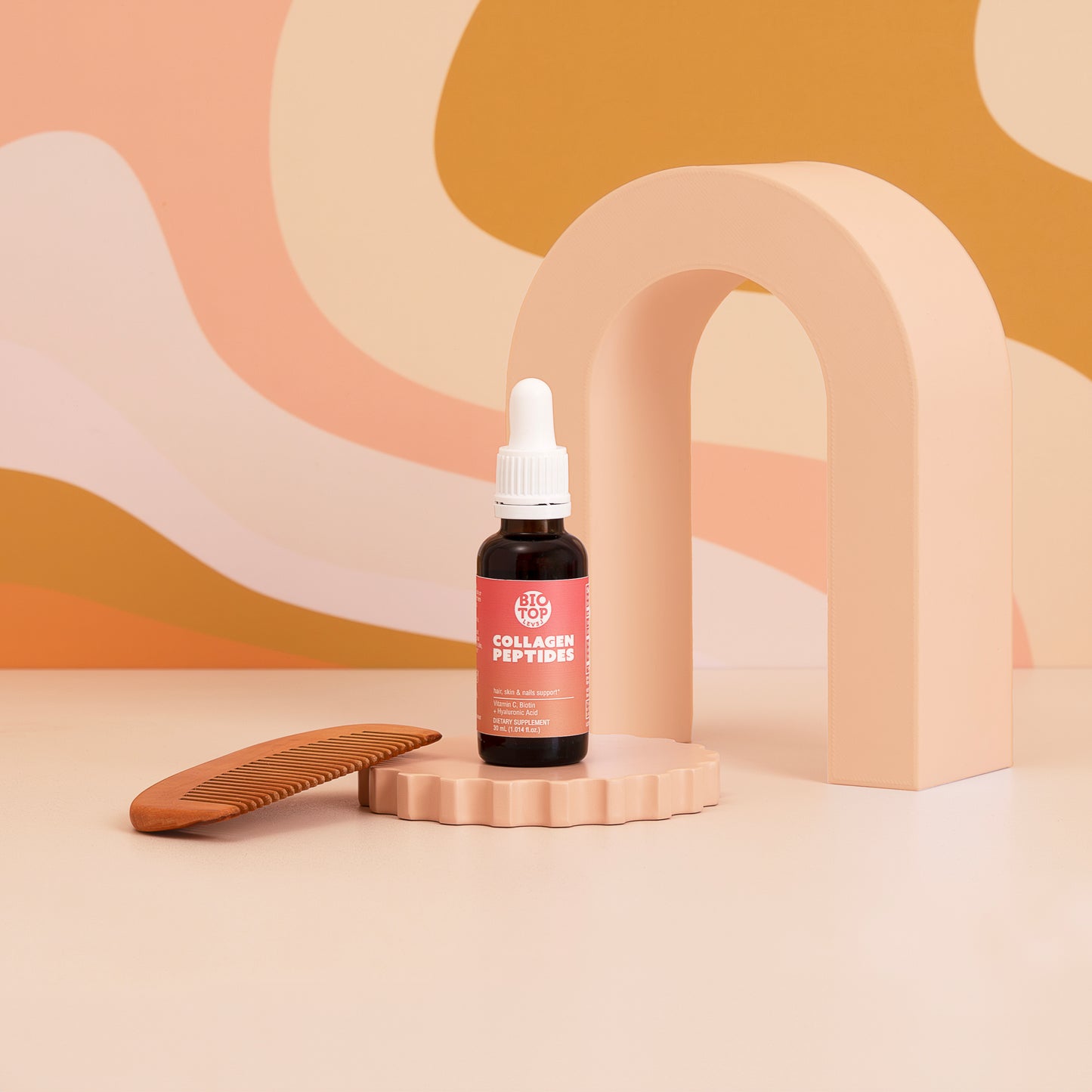 Liquid Collagen Peptides, Biotin, Vitamin C - BIOTOPLEVEL
