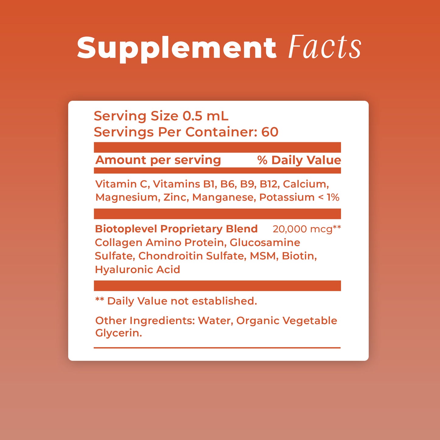 Liquid Glucosamine + Liquid Collagen Peptides Bundle - BIOTOPLEVEL