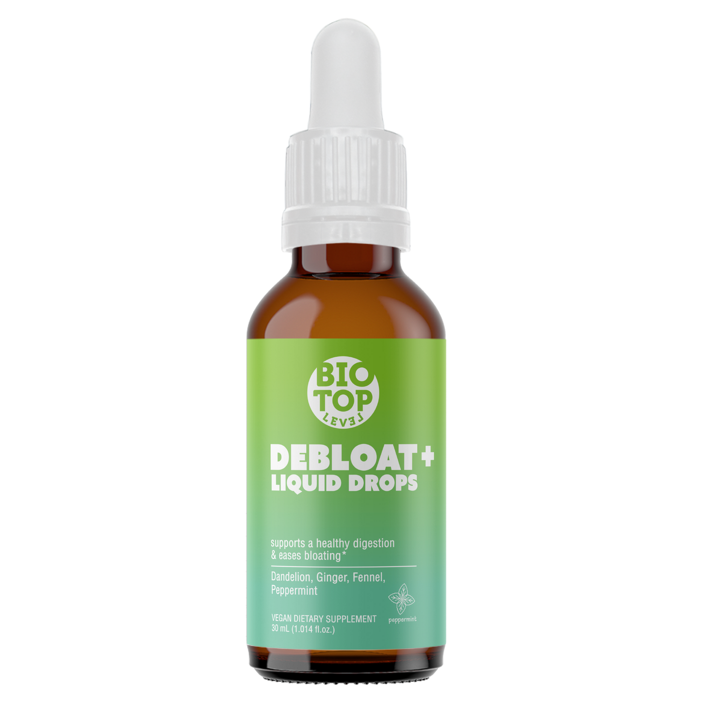 Debloat+ Organic Vegan Liquid Drops - BIOTOPLEVEL